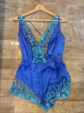 Cosabella Sanika Silk Romper- NWT
